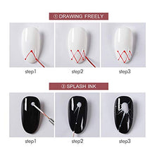 Load image into Gallery viewer, Spider Gel for Nail Art 6 Colors Drawing Gel Nail Polish Set with Painting Brush Soak off Nail Art Design Gel Paint Drawing Gel for Line Wire