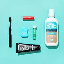 Load image into Gallery viewer, hello Activated Charcoal Epic Teeth Whitening Fluoride Free Toothpaste, Fresh Mint and Coconut Oil, Vegan, SLS Free, Gluten Free and Peroxide Free, 4 Oz, Pack of 4