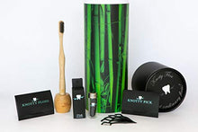 Load image into Gallery viewer, Knotty Floss and Knotty Brush 4-Piece Variety Pack - Natural, Eco-friendly, Plant-Based, Vegan - Adult Floss and Toothbrush Gift Set