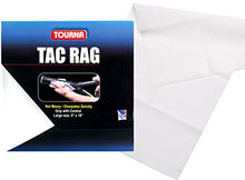 Load image into Gallery viewer, Unique Tourna Tac Rag - Tacky Cloth Grip Enhancer for all Sports, White, X-Large (TRAG-WXL)