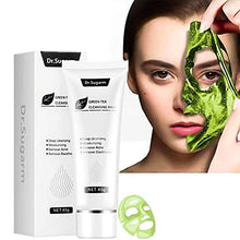 Load image into Gallery viewer, Green Tea Blackhead Mask, deep cleaning of black heads and pores, reduce fine lines and wrinkles, Facial Treatment Blackhead Remover Deep Cleansing Mask Peel Off Mask