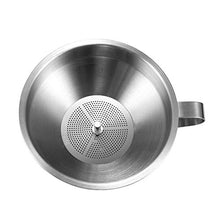 Load image into Gallery viewer, Sovol 3D Stainless Steel Funnel, Resin Filter Cup for SLA/DLP/LCD Resin 3D Printer UV Resin, Double-Strainer Filter for 3D Printing Liquid