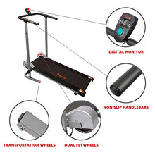 Load image into Gallery viewer, Sunny Health & Fitness SF-T1407M Manual Walking Treadmill, Gray