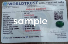 Load image into Gallery viewer, LMDPRAJAPATIS original 10X15MM Zambian Emerald Panna Jwelery Pendant for 925 Sterling Silver with Stemp Gifted Pendant