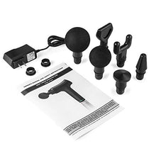 Load image into Gallery viewer, XtremepowerUS Quiet Powerful Electric Gun Cordless Percussion Massager w/ 6 Massage Heads Provides Full Body Relief for Muscle Ache, Pain, Tension