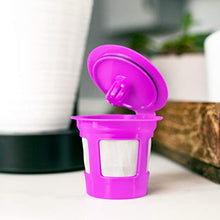 Load image into Gallery viewer, Perfect Pod Cafe Save Reusable K Cup Pod Coffee Filters | Refillable Coffee Pod Capsules with Built-In, Integrated Mesh Strainer for Use with Keurig & Select Single Cup Coffee Machines, 4-Pack