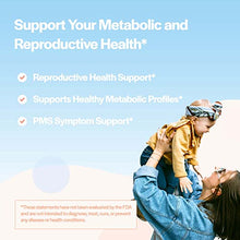 Load image into Gallery viewer, 3-in-1 Zinc Picolinate Magnesium Glycinate Supplements with Vitamin B6 | Reproductive & Fertility Health, Hormone Balance, Immune System Support | PCOS Support | 60 Vegetarian Capsules