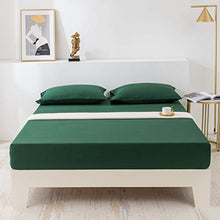 Load image into Gallery viewer, PY HOME & SPORTS Queen Bed Sheets Set 4 Piece 1800 Thread Count Green Bed Sheets Queen Set with 16" Deep Pocket Super Soft and Comforterble (Green, Queen)