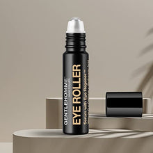 Load image into Gallery viewer, Hyaluronic Acid & Caffeine Eye Roller Serum for Men with Vitamin C – Made in USA – Depuffing Eye Roller Ball for Dark Circles & Puffiness – Mens Day & Night Anti-Aging Under Eye Serum Roller – 10ml
