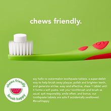 Load image into Gallery viewer, hello Kids Watermelon Eco-Friendly, Travel Toothpaste Tablets, Natural Watermelon Flavor, Fluoride Free, Plastic-Free, Reusable Metal Containers, Vegan, SLS & Gluten Free, 120 Tablets, 2 Pack