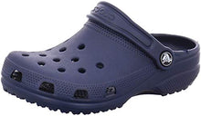 Load image into Gallery viewer, Crocs Kids' Classic Clog | Slip On Boys and Girls | Water Shoes Crib, Navy, C2-C3 US Infant