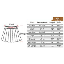 Load image into Gallery viewer, DAZCOS US Size 0-22 Plaid Skirt High Waist Japan Uniform Style with Shorts for Women (3X-Large, Yellow)