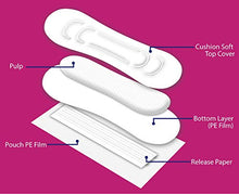 Load image into Gallery viewer, Nileeva Individually Wrapped Super Maxi Sanitary Napkins Feminine Care , Super Value (576 Pads= 16 Pads/Pack X 36 Packs) Bulk Buy