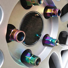 Load image into Gallery viewer, 20 PCS Universal Chrome M12x1.5 Extended Tuner Lug Nuts-Open End Cone Seat, Wheel Bolts Stud Forged Racing Lug Nuts Spline V48 Auto Acorn Rim Extend Lock Cover
