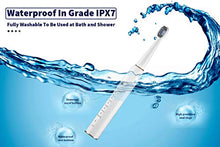 Load image into Gallery viewer, Sonic Electric Toothbrush for Adults, Whitening Cleaning Electronic Toothbrush Rechargeable Vibrating Toothbrush with 4 Dupont Brush & 1 Face Brush, Smart Timer and Pressure Sensor