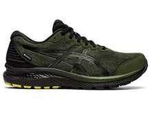 Load image into Gallery viewer, ASICS Men's Gel-Cumulus 22 G-TX Running Shoes, 9.5, SMOG Green/Black