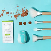 Load image into Gallery viewer, EcoTools Limited Edition Ready, Glow Makeup Accessory & Care Holiday Set, Blue, 6 Piece Valentine's Day Gift Set