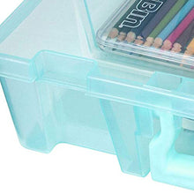 Load image into Gallery viewer, ArtBin 6955RK Super Satchel 1-Compartment Box, Art & Craft Organizer, 1-Pack, Translucent Blush