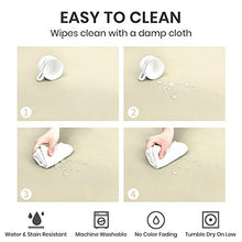 Load image into Gallery viewer, Romanstile Round Waterproof Tablecloth Stain Resistant and Wrinkle Free Table Cloths for Kitchen Dining/Party/Wedding Indoor and Outdoor Use Washable Polyester Table Cover (Light Brown, 70 inch)