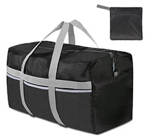 Load image into Gallery viewer, Extra Large Duffle Bag Lightweight, 96L Travel Duffel Bag Foldable for Men Women, Waterproof & Durable(BLACK)