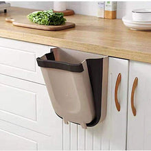 Load image into Gallery viewer, WELLGOODS Collapsible Kitchen Trash Can Foldable Hanging Car Garbage Can Waste Bin