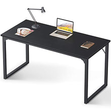Load image into Gallery viewer, Coleshome Computer Desk 47", Modern Simple Style Desk for Home Office, Sturdy Writing Desk,Black