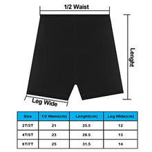 Load image into Gallery viewer, Tenpluszero 6 Pack Dance Shorts Girls Bike Short Breathable and Safety - 6 Colors (2T/3T)
