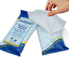Load image into Gallery viewer, No-Rinse Bathing Wipes by Cleanlife Products (12 Pack), Premoistened and Aloe Vera Enriched for Maximum Cleansing and Deodorizing - Microwaveable, Hypoallergenic and Latex-Free (8 Wipes)