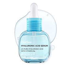 Load image into Gallery viewer, Hyaluronic Acid Serum for Face, with 2% Pure Hyaluronic Acid and Vitamin B5, Facial Serum Anti Aging Serum for Fine Lines and Wrinkles, Hydrate Plump and Repair Skin Suitable All Skin Types,1 Fl. Oz