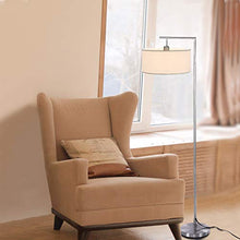 Load image into Gallery viewer, LED Floor Lamp Tall Pole Lamp With Hanging Drum Shade For Living Room Bedroom Warm Light,Ship from US Warehouse