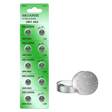 Load image into Gallery viewer, SKOANBE 10PCS LR41 392 384 192 AG3 SR41 1.5V Button Coin Cell Battery