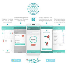 Load image into Gallery viewer, Petala 5-Pack Silicone Dilators for Women with Smartphone App - Extra Small to Large - Exerciser Trainer Set for Vaginismus, Pain, Vulvodynia, Vaginitis