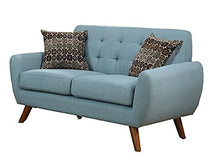 Load image into Gallery viewer, Major-Q Pxf6914 Modern Tufted Laguna Green Finish 2-Pcs Set with Love Seat and Sofa