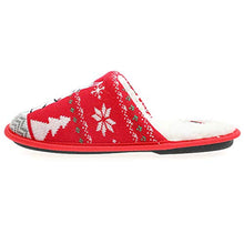 Load image into Gallery viewer, Unisex Christmas Flamingo Slippers Women's Fuzzy Plush Cozy House Shoes for Indoor Outdoor Man's Knitted Slippers (8 M US Women/6 US Man, Lamb)
