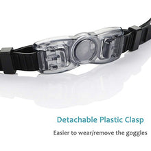 Load image into Gallery viewer, aegend No Leaking Swim Goggles, with 2 Pack Long Hair Swim Caps (Black + Blue)