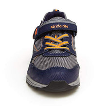 Load image into Gallery viewer, Stride Rite Boy's Made2Play Xander Athletic Sneaker, Navy, 2.5 Little Kid