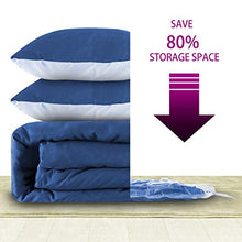 Load image into Gallery viewer, MEIQIHOME 8 Pack Vacuum Storage Bags (3 x Jumbo, 3 x Large, 2 x Medium) Space Saver Bags for Clothes Pillows Blankets Comforters with Hand Pump for Travel