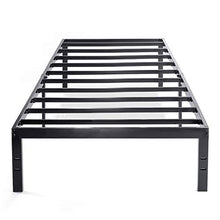 Load image into Gallery viewer, Best Price Mattress 14 Inch Metal Platform Beds w/ Heavy Duty Steel Slat Mattress Foundation (No Box Spring Needed), Black