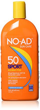 Load image into Gallery viewer, NO-AD Sport Sunscreen Lotion, SPF 50 16 oz (Pack of 2)