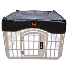 Load image into Gallery viewer, LOOBANI Pet Playpen Mesh Fabric Top Cover, Dog Playpen Cover Provide Shaded Areas for Pets, Cover for Dog Playpen for Indoor/Outdoor Use, Fits 36" Playpen 4-Panel (Note: Cover Only!!)