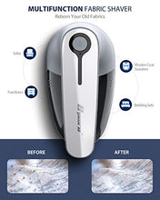 Load image into Gallery viewer, Bymore Fabric Shaver, Sweater Shaver for Clothes,2020 Upgraded Electric Lint Remover with 6-Leaf Blades (Efficient Work with Anti-Size 65mm Mesh& 2 Blades Extra)