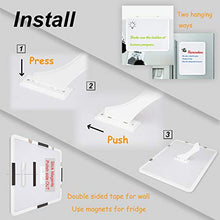 Load image into Gallery viewer, Peachlulu Magnetic Dry Erase Board Desktop 11 x 14 Inches Easel, 4 Markers and 1 Magnet to Do List