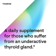 Load image into Gallery viewer, Thorne Research - Iodine & Tyrosine - Mineral and Amino Acid Support for Healthy Thyroid Function - 60 Capsules