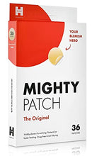 Load image into Gallery viewer, Mighty Patch Original from Hero Cosmetics - Hydrocolloid Acne Pimple Patch for Zits and Blemishes, Spot Treatment Stickers for Face and Skin, Vegan and Cruelty Free (36 Count)
