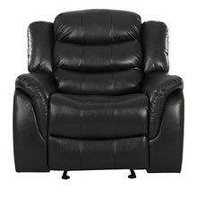 Load image into Gallery viewer, Christopher Knight Home Hawthorne Leather Glider Recliner Chair, Black Berry
