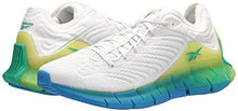 Load image into Gallery viewer, Reebok unisex-adult Zig Kinetica ReeCycle, white/horizon blue/chartreuse, 8.5 M US