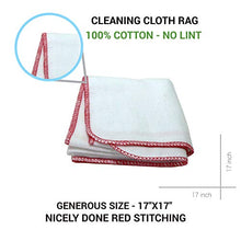 Load image into Gallery viewer, Valentino Garemi 3 Cleaning Cloths - Clean, Polish, Shine or Buff Shoes Boots Musical Instruments Glass Furniture Jewelry Silverware - Genuine Cotton