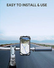 Load image into Gallery viewer, Bike Phone Mount BC Master Anti Shake 360 Rotation Silicone Bicycle Motorcycle Phone Mount for Handlebar Bike Accessories Compatible with iPhone 11 Pro Max/11/XS/8, Samsung Galaxy S10+,and More