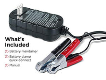 Load image into Gallery viewer, Schumacher SC1299 Fully Automatic Direct Wall-Plug Battery Maintainer - 800mAh, 12V - For Car, Motorcycle, Lawn Tractor, Power Sport, Marine Batteries