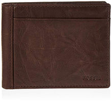 Load image into Gallery viewer, Fossil Men's Neel Leather Bifold with Flip ID Wallet, Brown